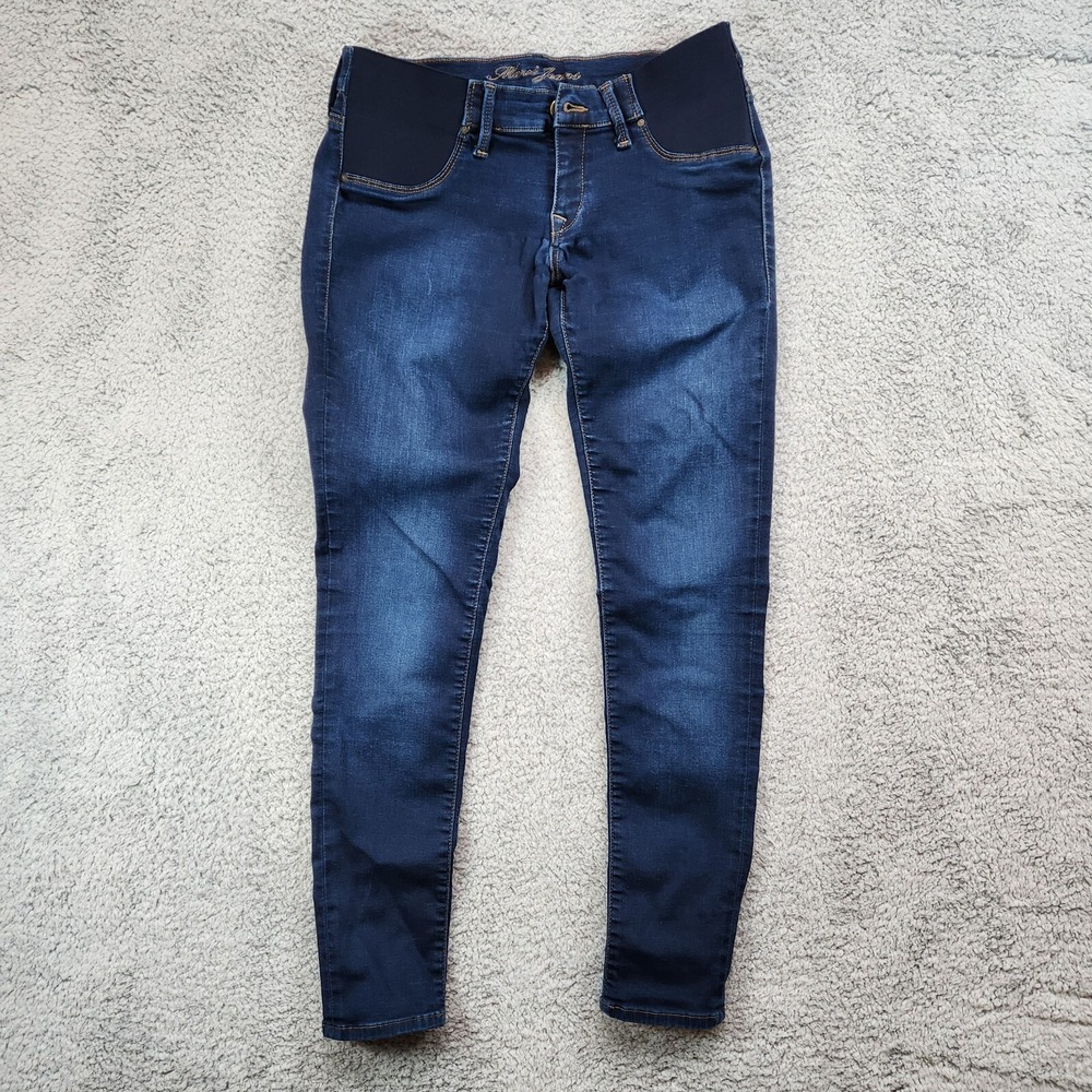 Mavi Maternity‎ Jeans Womans Size 29/30 (Fits 31x29) Dark Wash Low Rise Casual